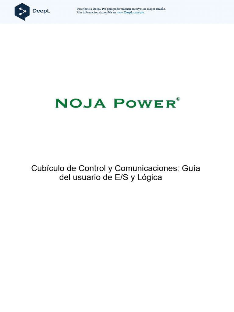 NOJA-5591-12 IO and Logic User Guide Es | PDF | Relé | Scada