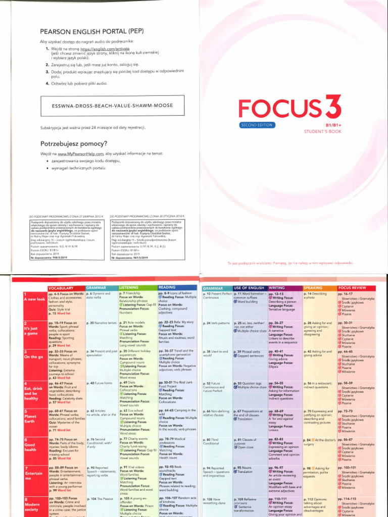 Focus 3 | PDF