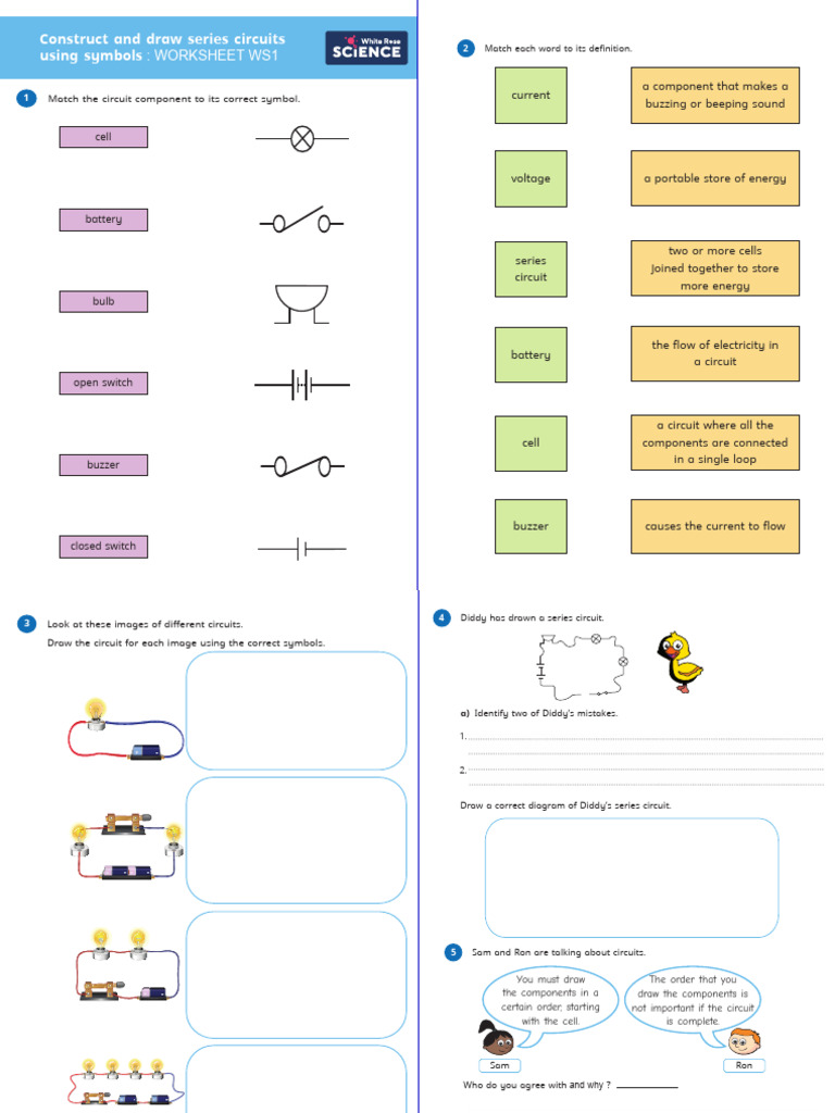 Circuit Components and Series Circuits Guide | PDF | Series And ...