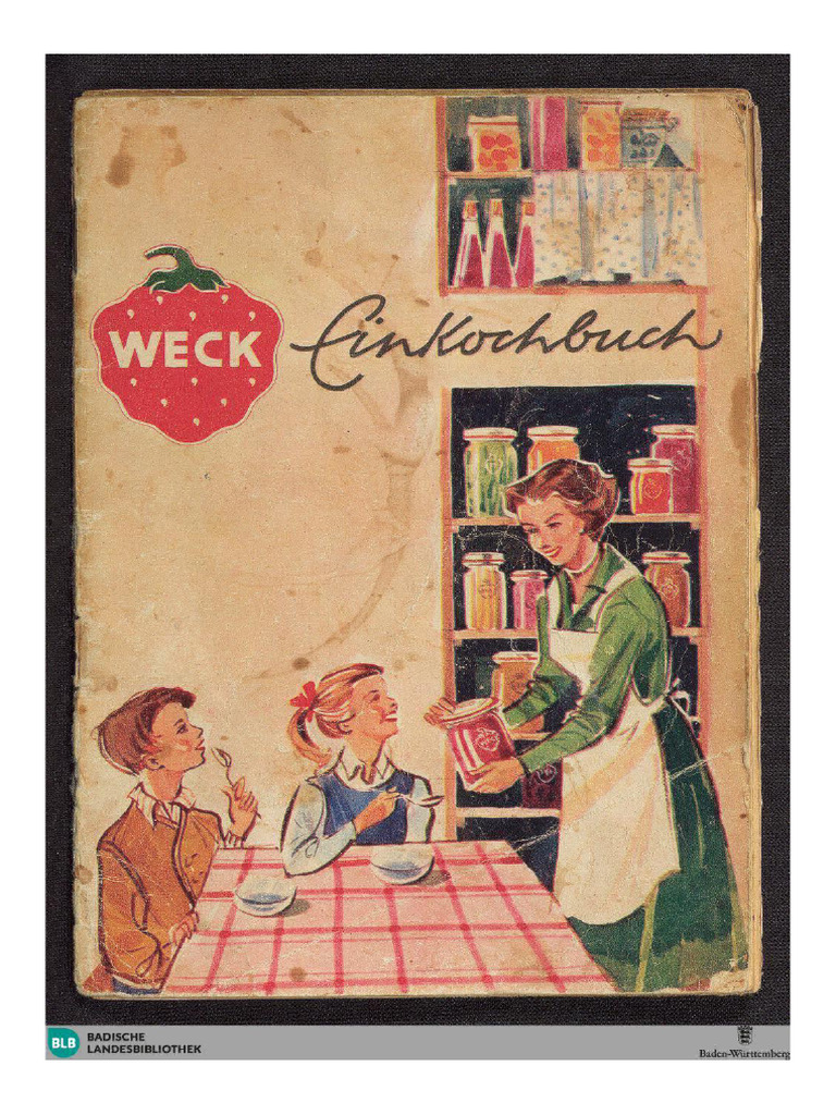 Weck Einkochbuch-J. Weck