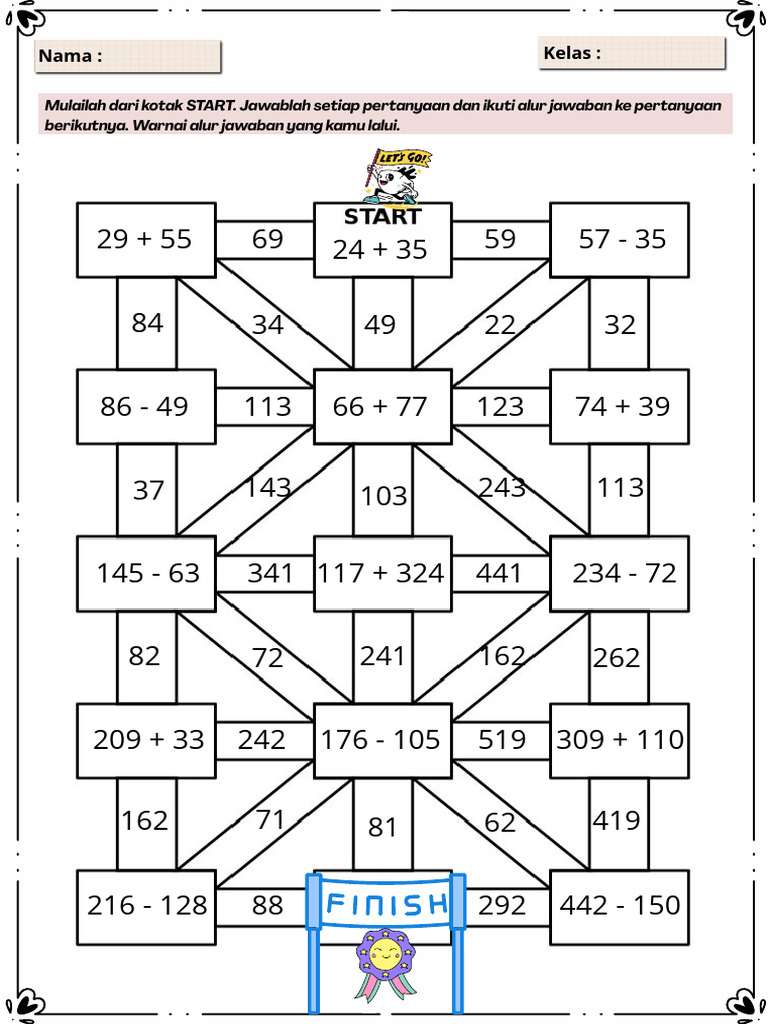 Labirin Math | PDF
