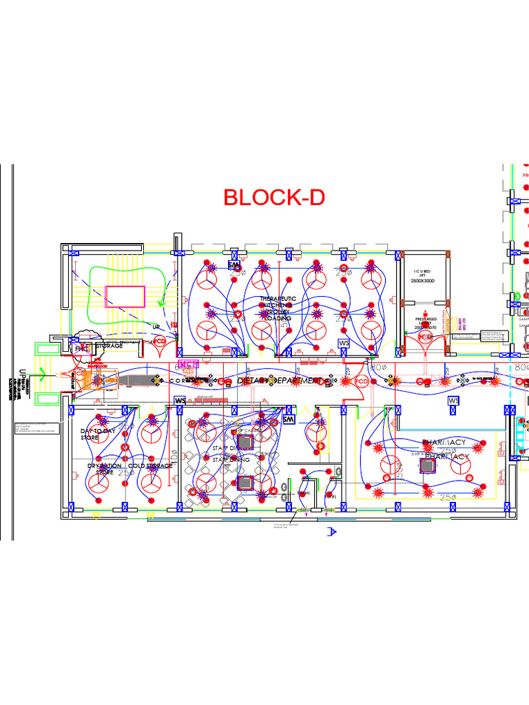 Block-D Storage and Dining Layout | PDF
