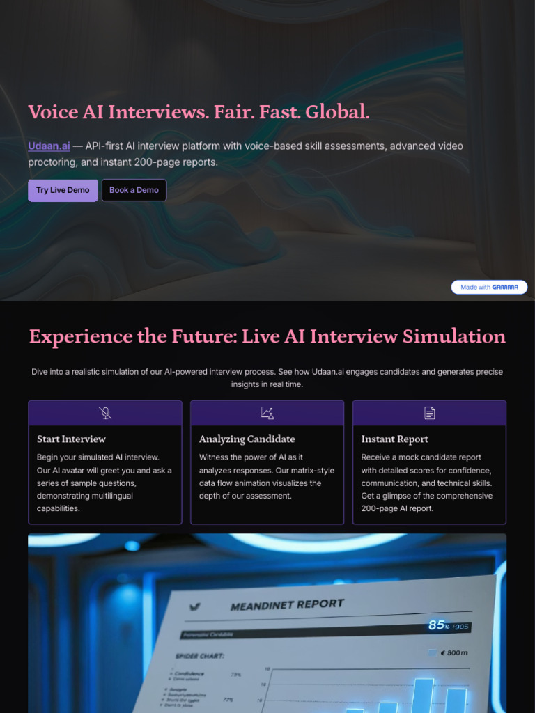 AI Voice Interview Platform Overview | PDF | Artificial Intelligence ...