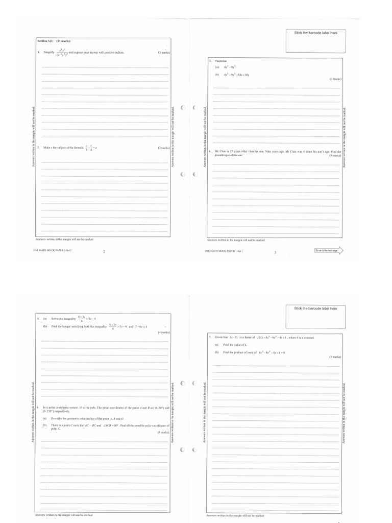 Mock 1 | PDF