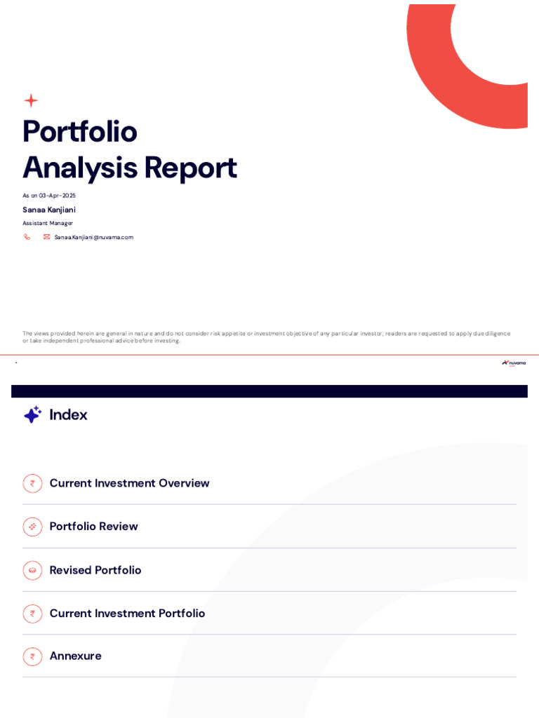 Portfolio Analysis Report - April 2025 | PDF | Exchange Traded Fund ...