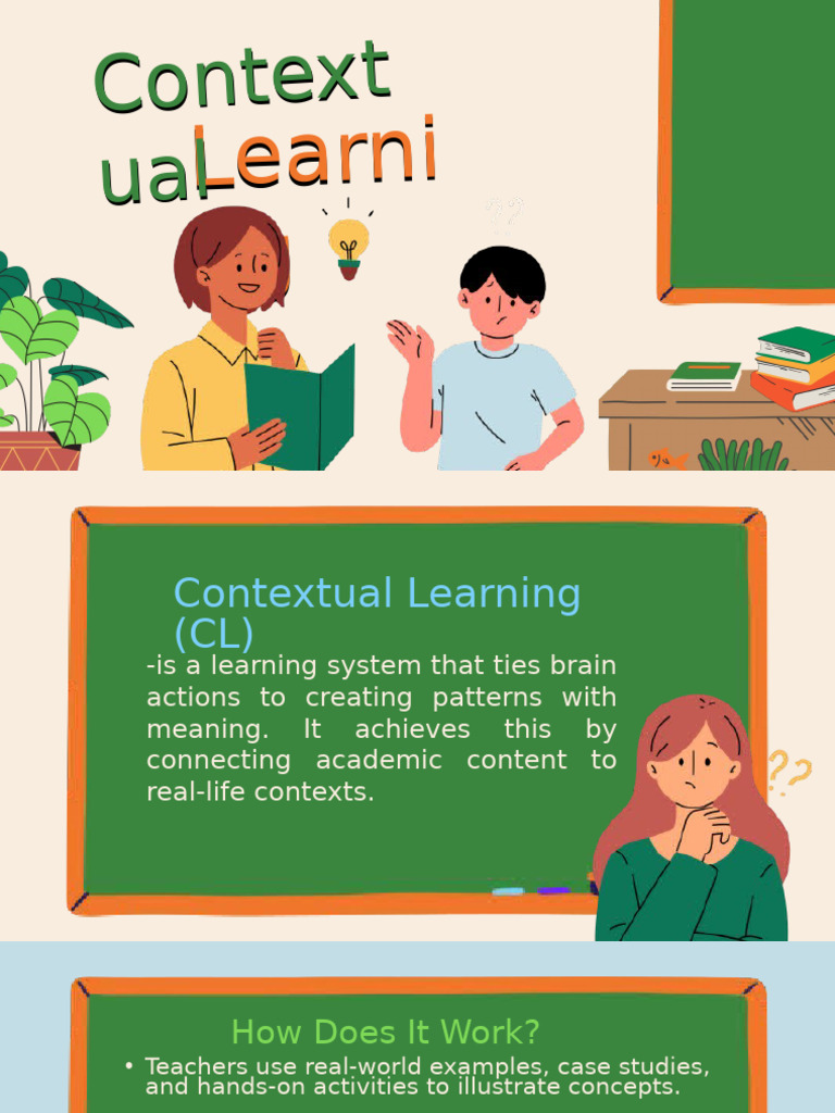 Understanding Contextual Learning Theory | PDF | Learning | Learning ...