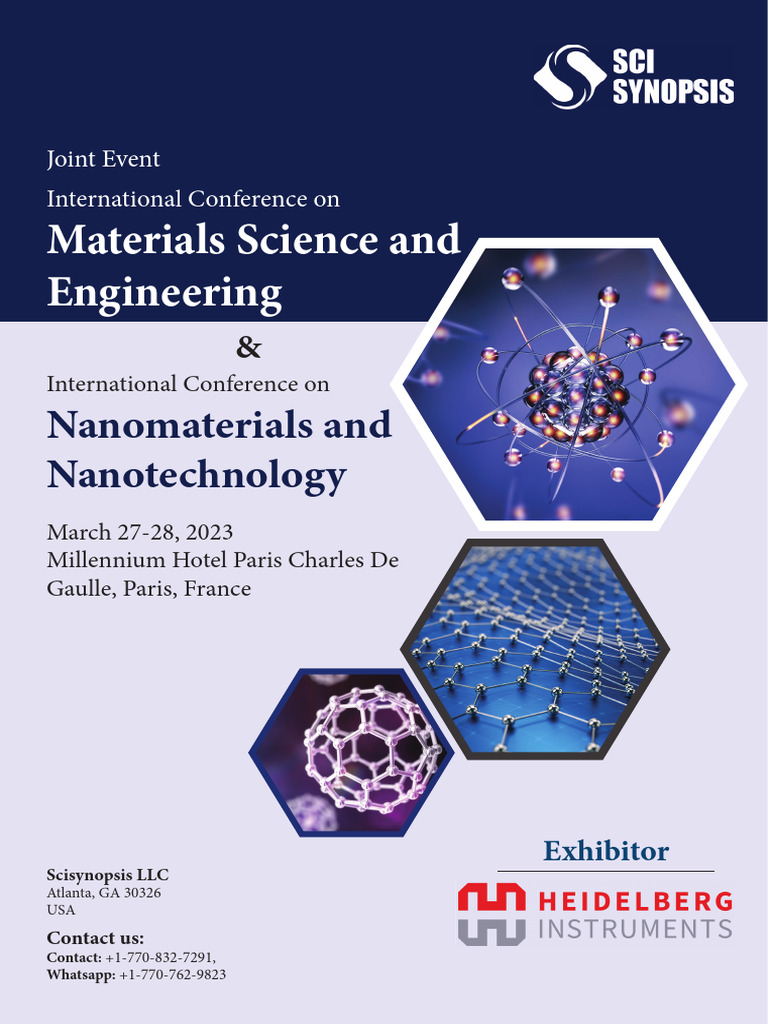 Nanomaterials and Materials Science 2023 - Book - Indd | PDF ...