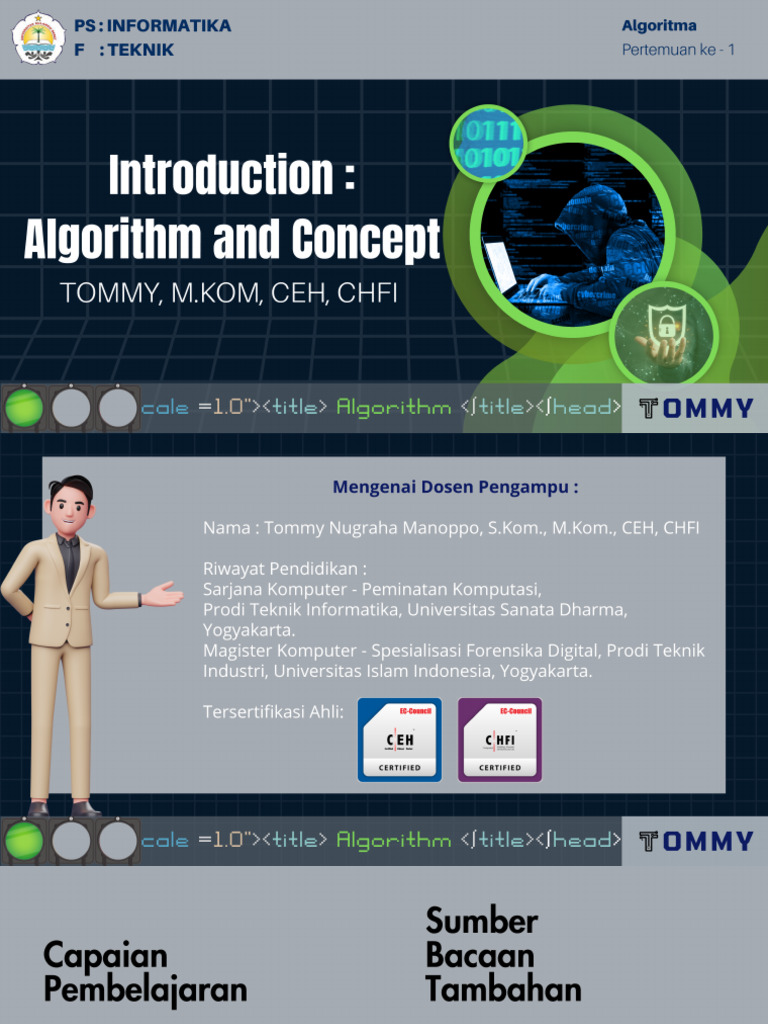 Algoritmapertemuan 1 | PDF
