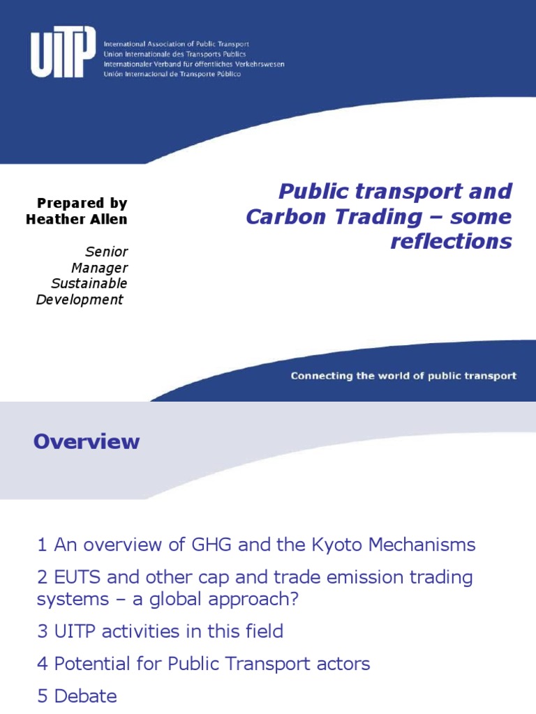 Carbon Market Some Reflections | PDF | Emissions Trading | Kyoto Protocol