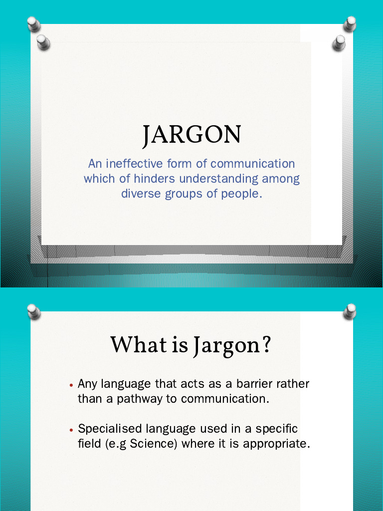 Understanding Jargon and Its Impact | PDF