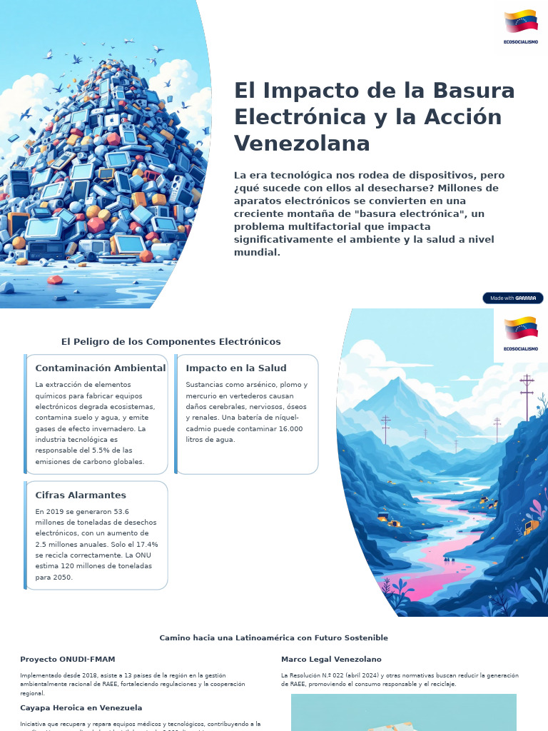 El Impacto de La Basura Electronica y La Accion Venezolana | PDF