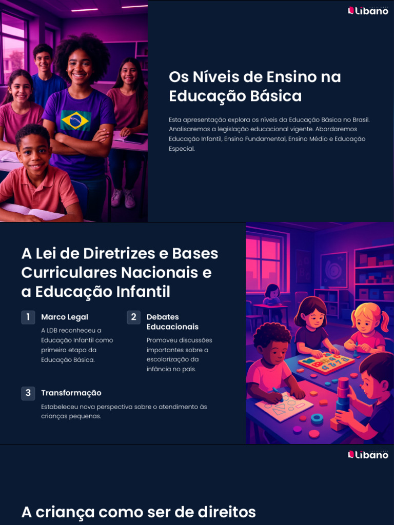 Níveis da Educação Básica no Brasil | PDF | Educação Infantil ...