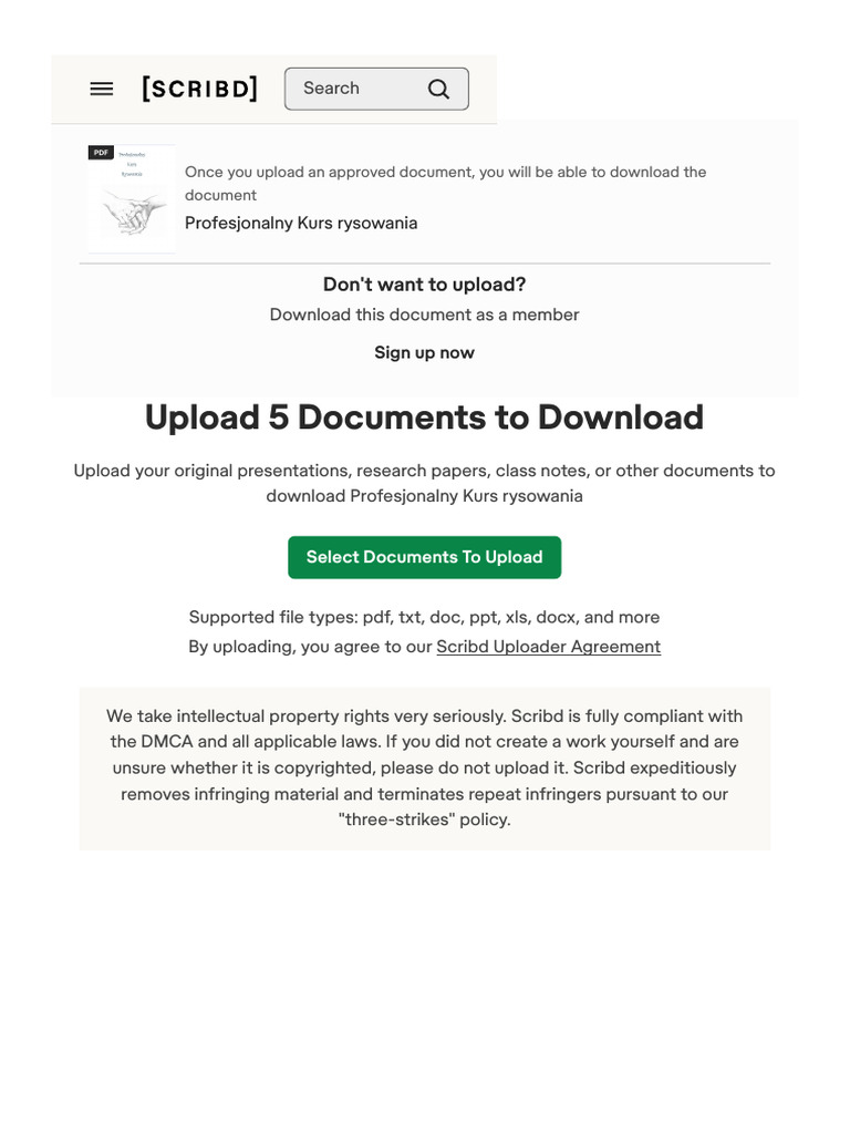 Upload A Document - Scribd | PDF | Scribd