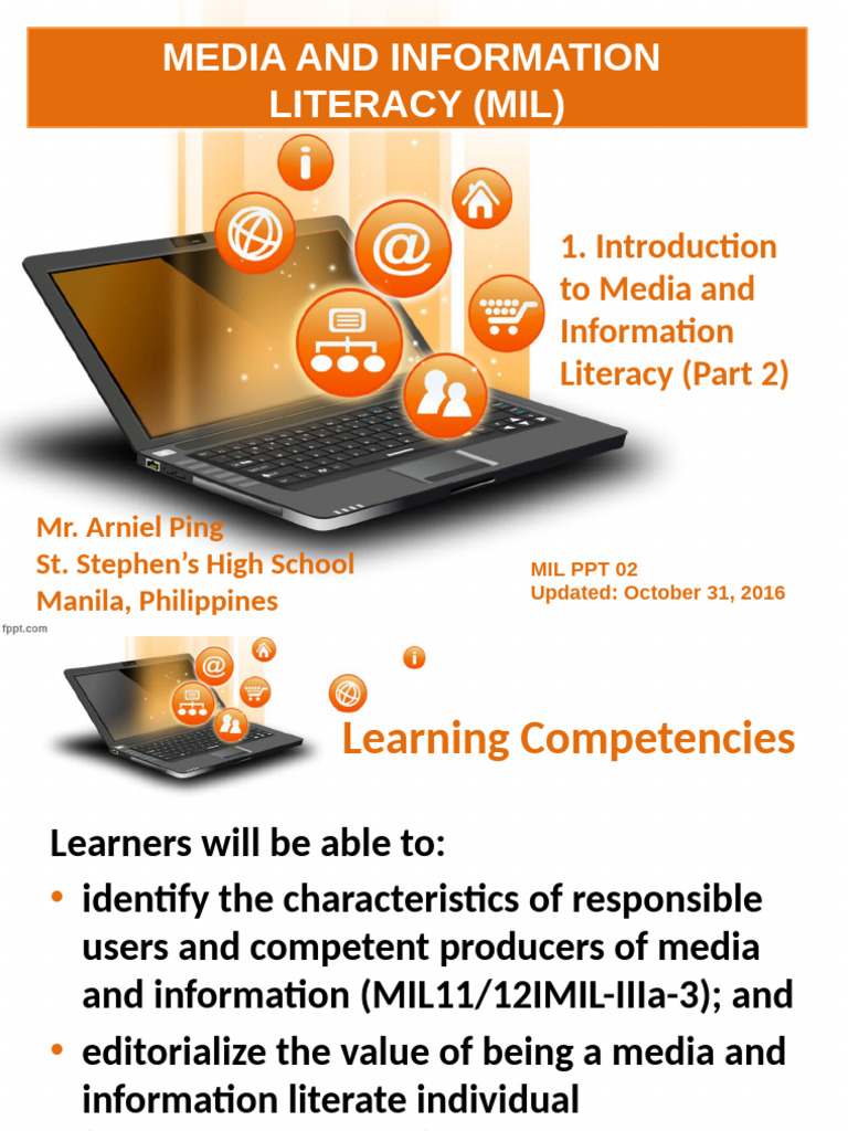 Introduction To MIL Part 2 Characteristics of Information Literate ...
