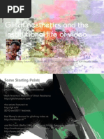 Glitch Aesthetics and The Institutional Life of Video