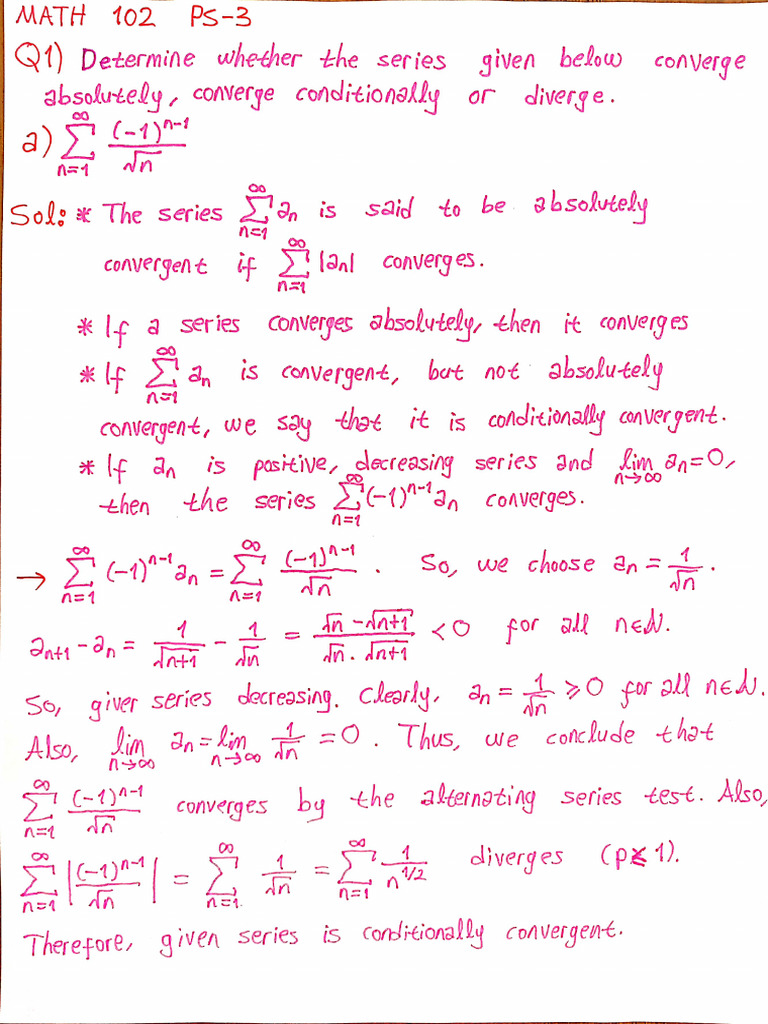 Math 102 PS-3 | PDF