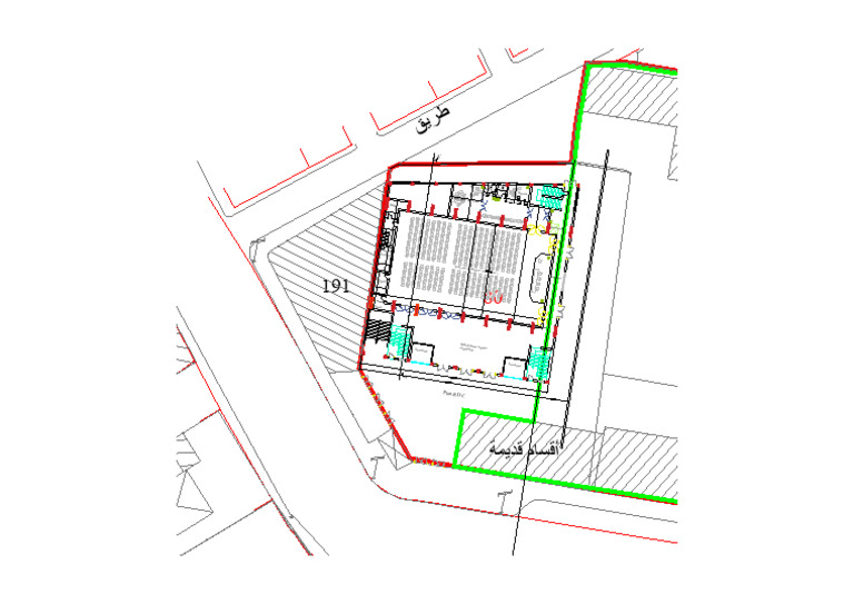 Plan du R.D.C. avec espaces divers | PDF