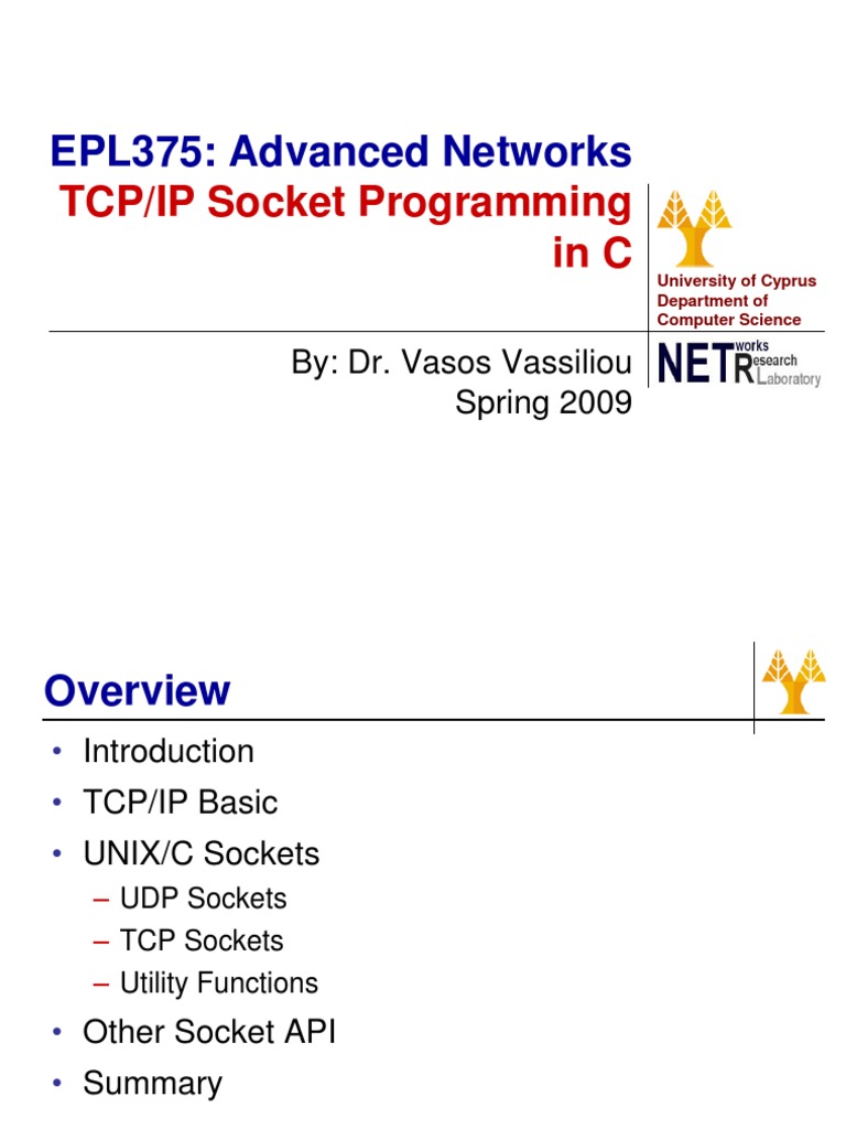 TCP IP Sockets | PDF | Network Socket | Port (Computer Networking)