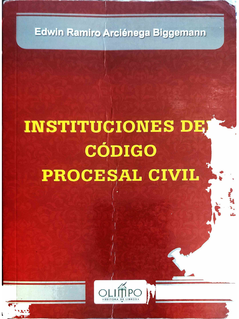 Instituciones Del Codigo Procesal Civil | PDF