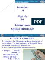 10 Outside Micrometer