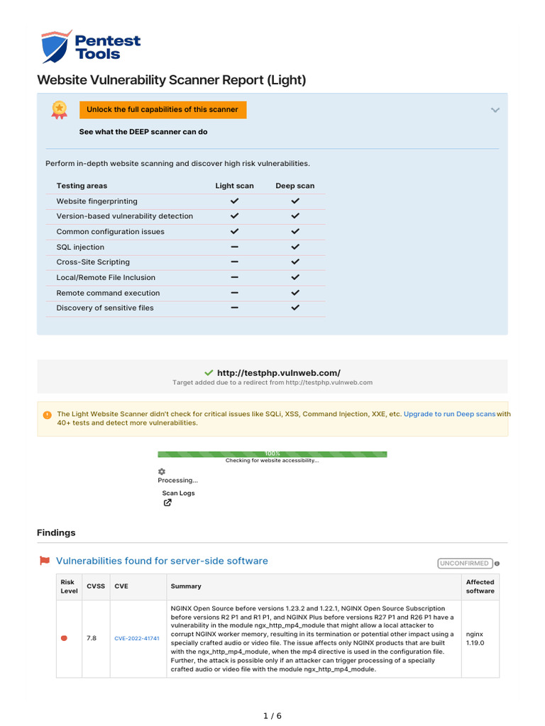 TLS Vulnerabilities in Website Scanner Report | PDF | Http Cookie ...