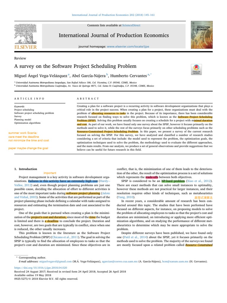 Software Scheduling Paper | PDF | Mathematical Optimization | Metaheuristic