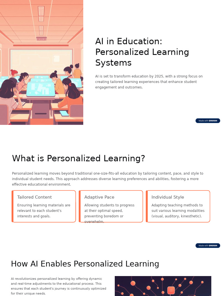 AI-Driven Personalized Learning in Education | PDF | Artificial ...