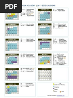 KIPP NYC College Prep - Academic Calendar 2011-2012 | PDF | Evaluation  Methods | Data Collection