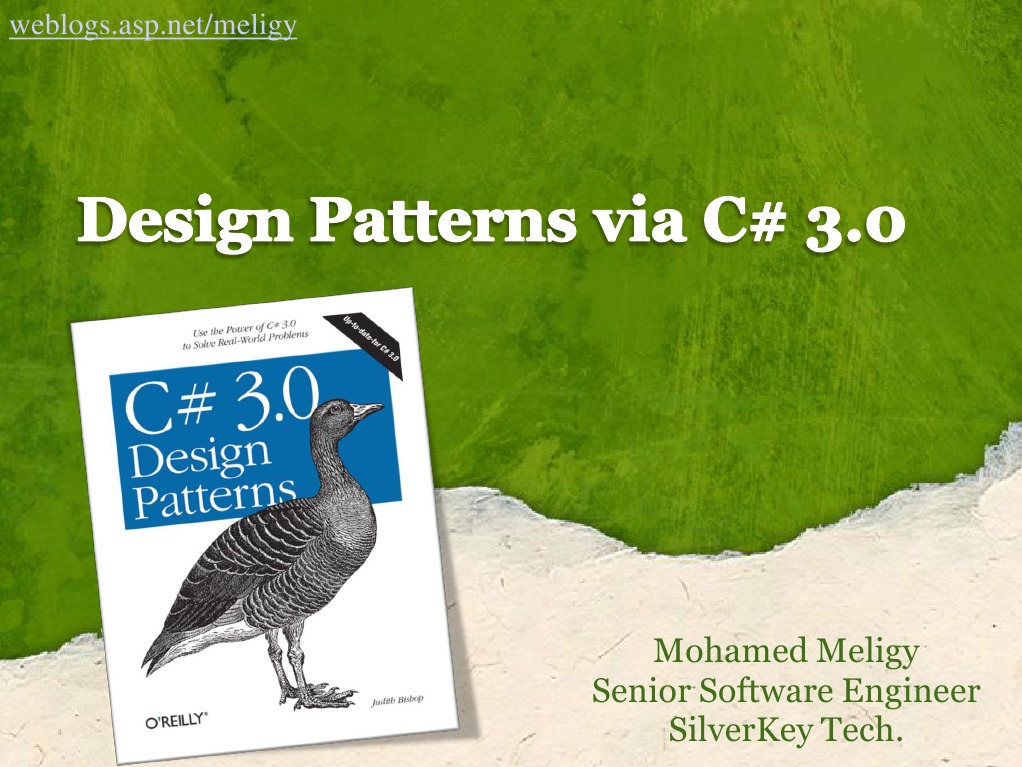 C# 3.0 Design Patterns Overview | PDF | Class (Computer Programming ...