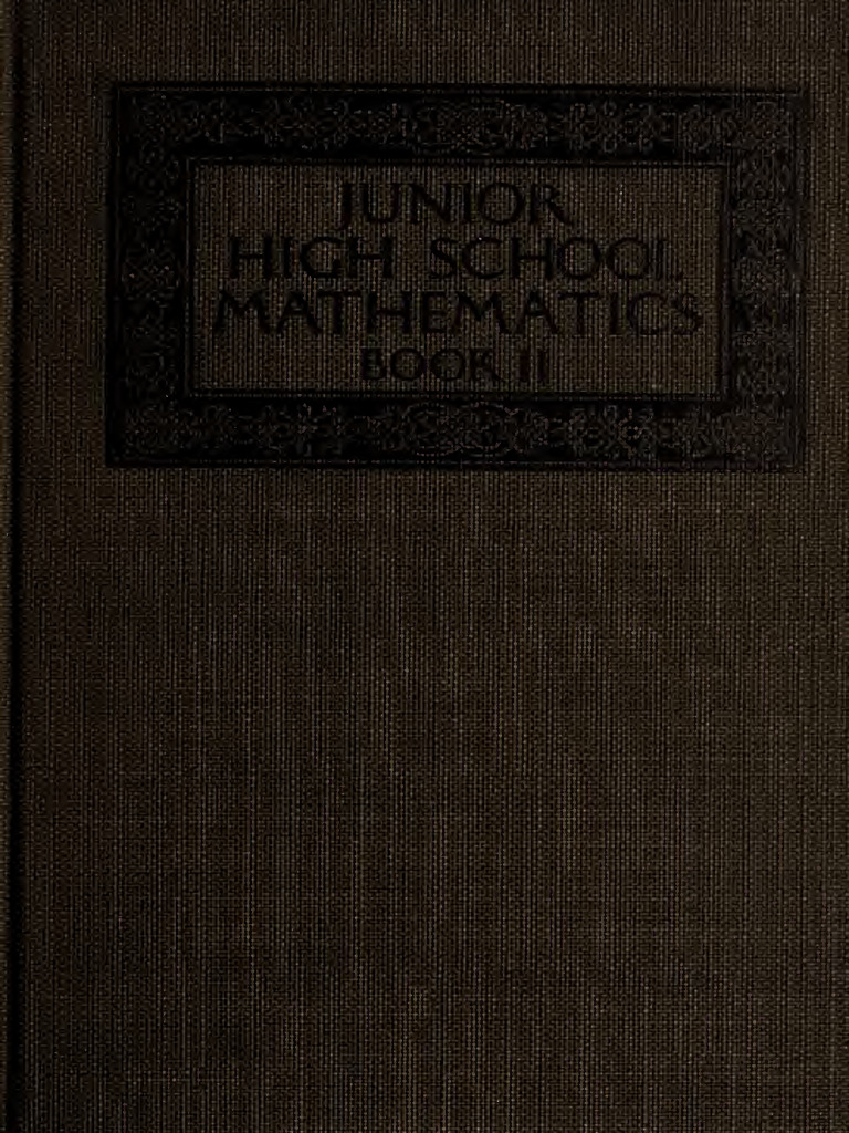 Junior High School Mathematics II | PDF | Numbers | Mathematics