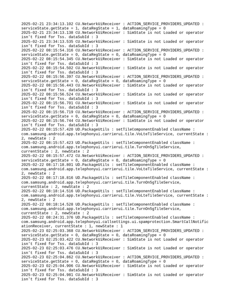 Network State Updates Log 2025 | PDF