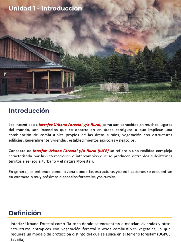 SNMF OIIUF - Unidad 1.1 Introduccion | PDF | Los bosques | Área rural