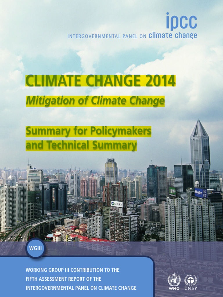 Wgiiiar5 SPM Ts Volume-3 | PDF | Intergovernmental Panel On Climate ...