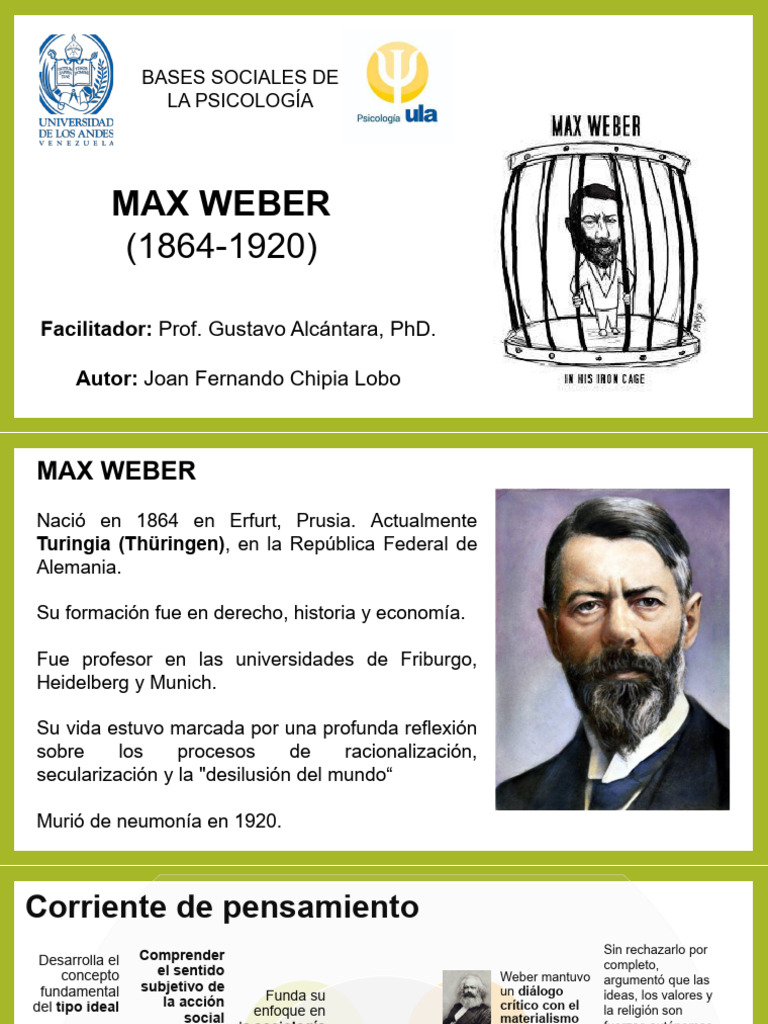 Max Weber | PDF | Max Weber | Educación en artes liberales