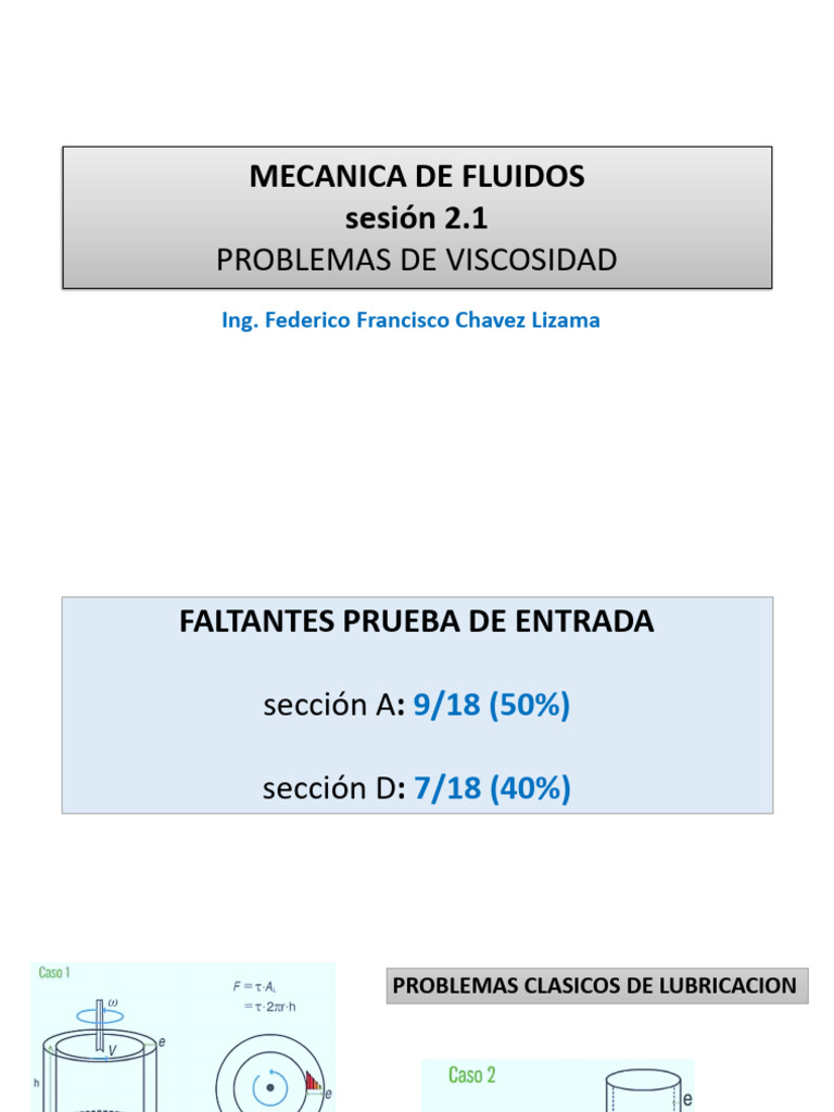 Problemas de Viscosidad en Fluidos | PDF | Viscosidad | Líquidos