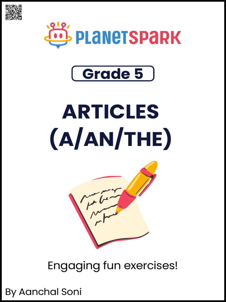 Article Usage Exercises for Grade 5 | PDF