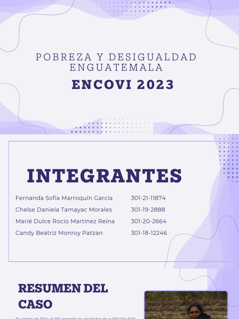 Pobreza y Desigualdad en Guatemala 2023 | PDF | Pobreza | Pobreza e ...