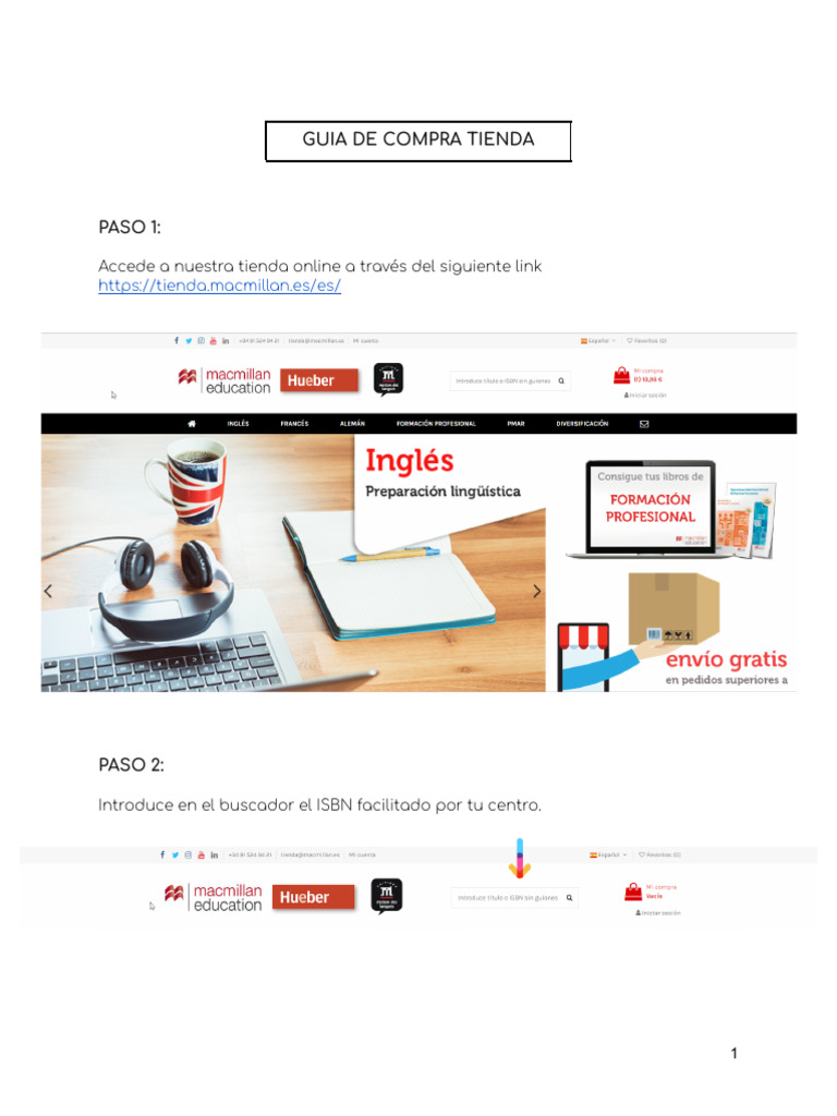 Guía de Compra en Tienda Online | PDF