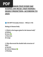 Science Quiz Bank: 100 Questions & Answers | PDF | Radiation | Light