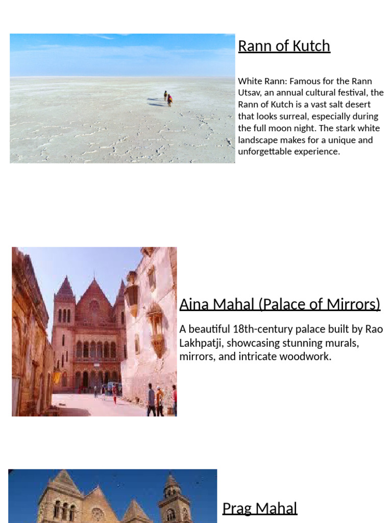Explore Kutch: Culture, Wildlife & Landmarks | PDF