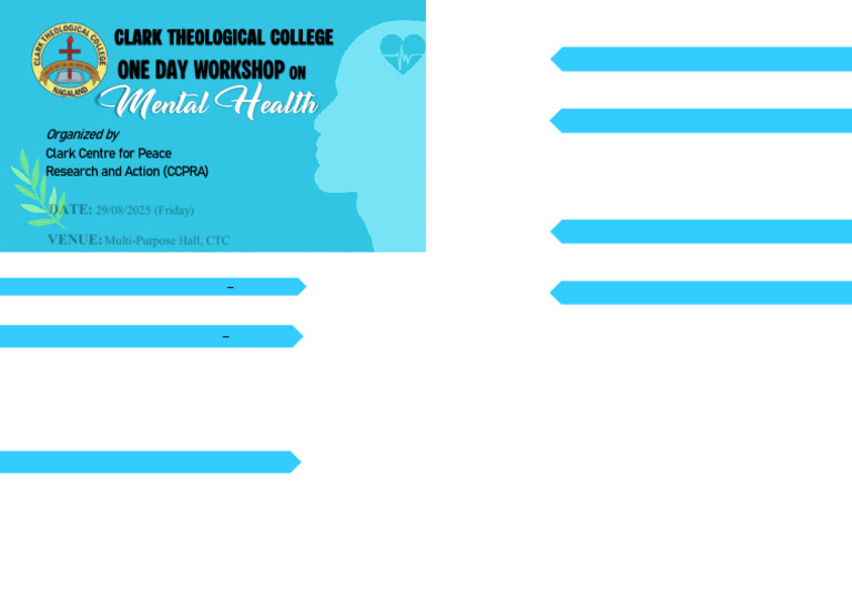 CCPRA - One Day Workshop On Mental Health Final | PDF