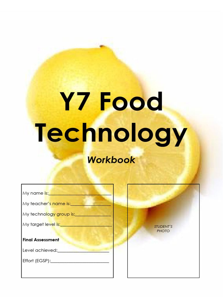 Y7 Food Technology Food-Course | PDF | Healthy Diet | Vitamin