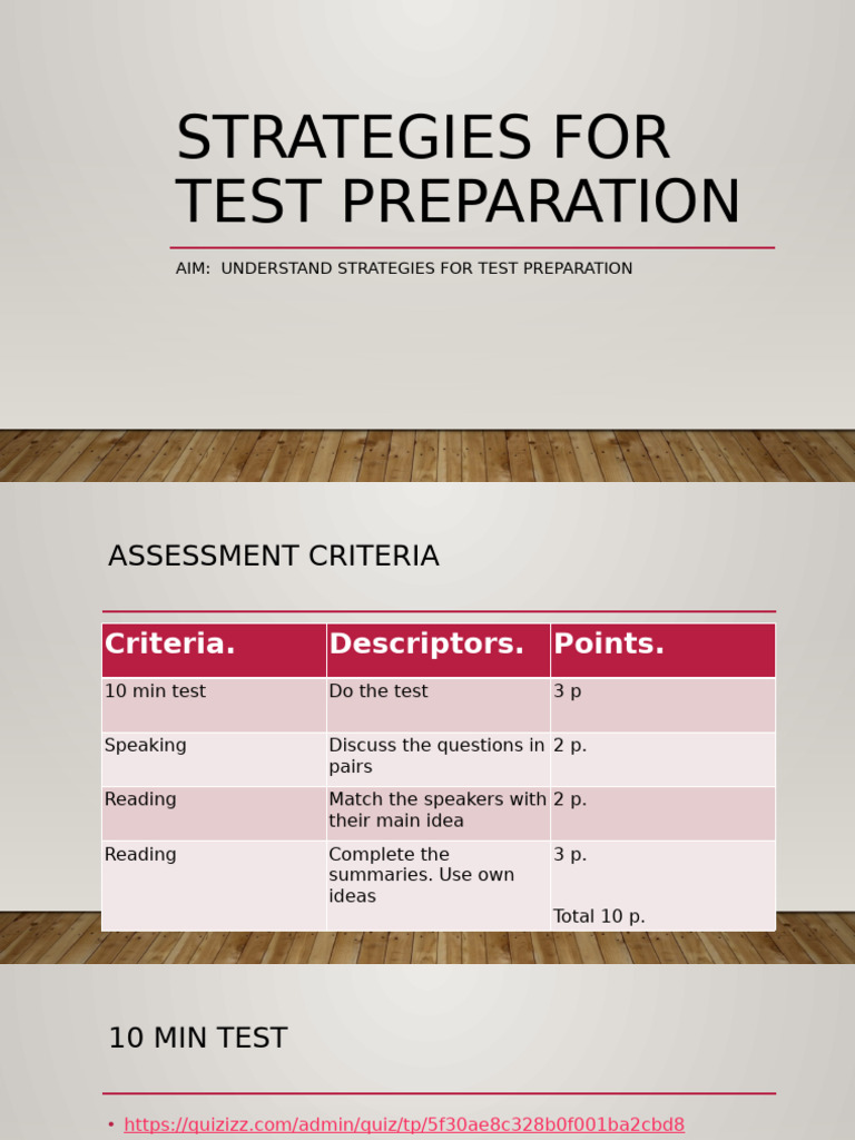Effective Test Preparation Strategies | PDF