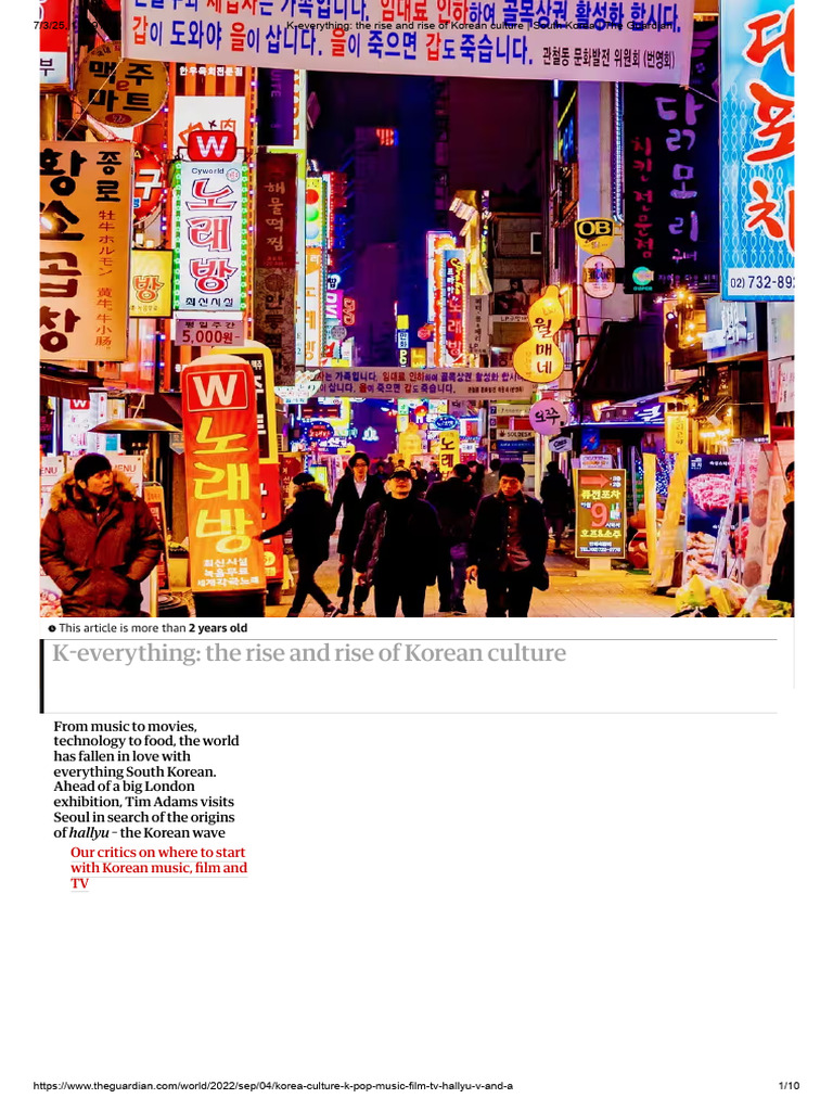 Rise of Hallyu: Korean Culture's Global Impact | PDF | South Korea ...