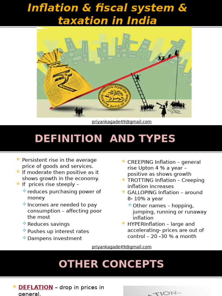 Inflation Fiscal Policy, Taxation | PDF | Inflation | Government Budget ...