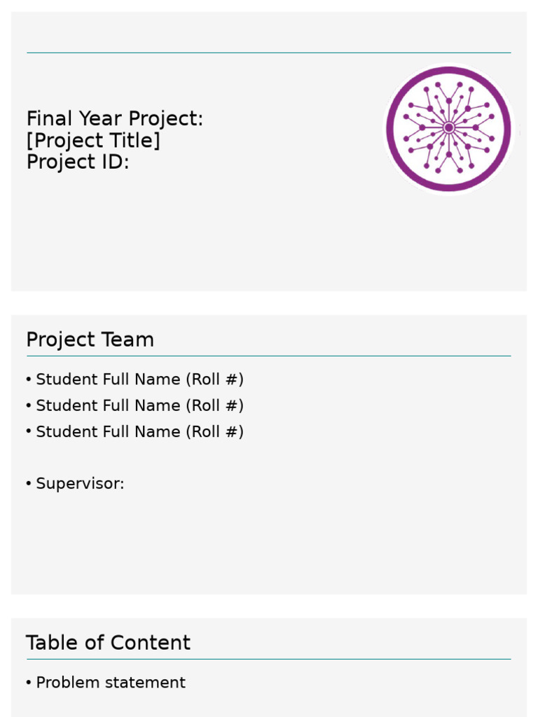 Final Year Project Documentation Guide | PDF