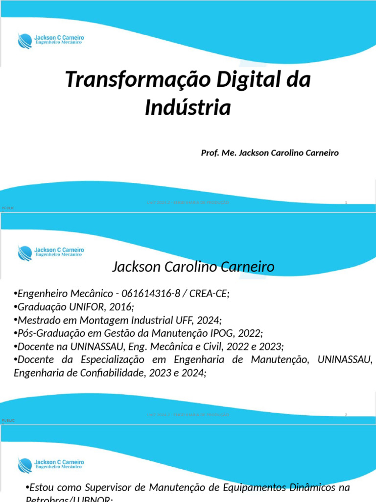 Transformação Digital Da Indústria | PDF | Internet das Coisas | Cadeia ...
