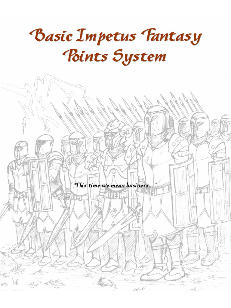 D&P - Basic Impetus Fantasy Points System v2.1 | PDF