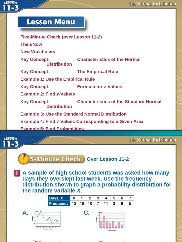 Normal Distribution and Empirical Rule Guide | PDF | Weighted ...