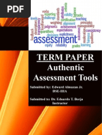 Download Authentic Assessment Tools by Edward Almazan SN90998354 doc pdf